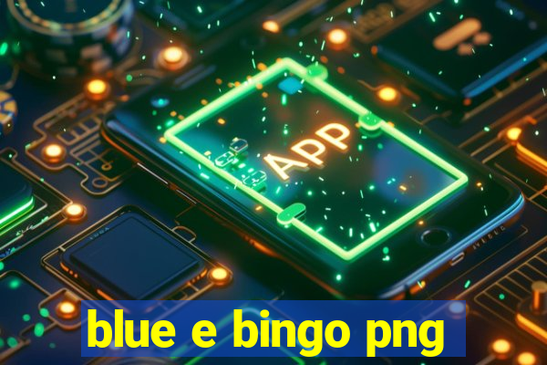 blue e bingo png